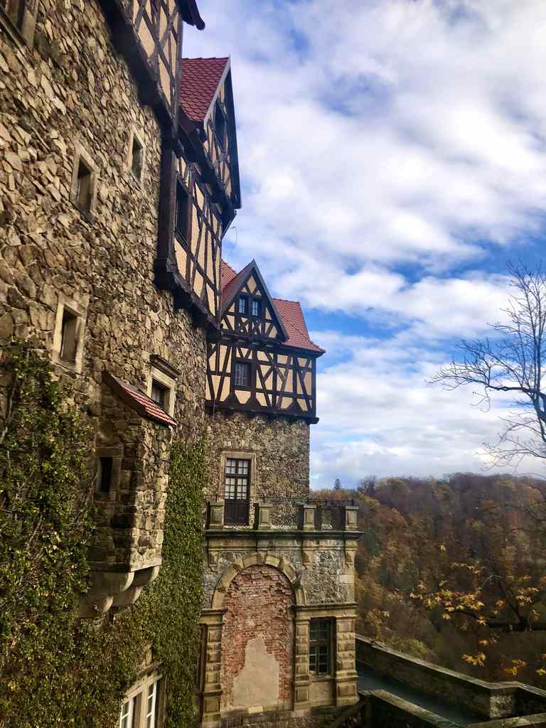 Foto de la fachada de castillo de Ksiaz