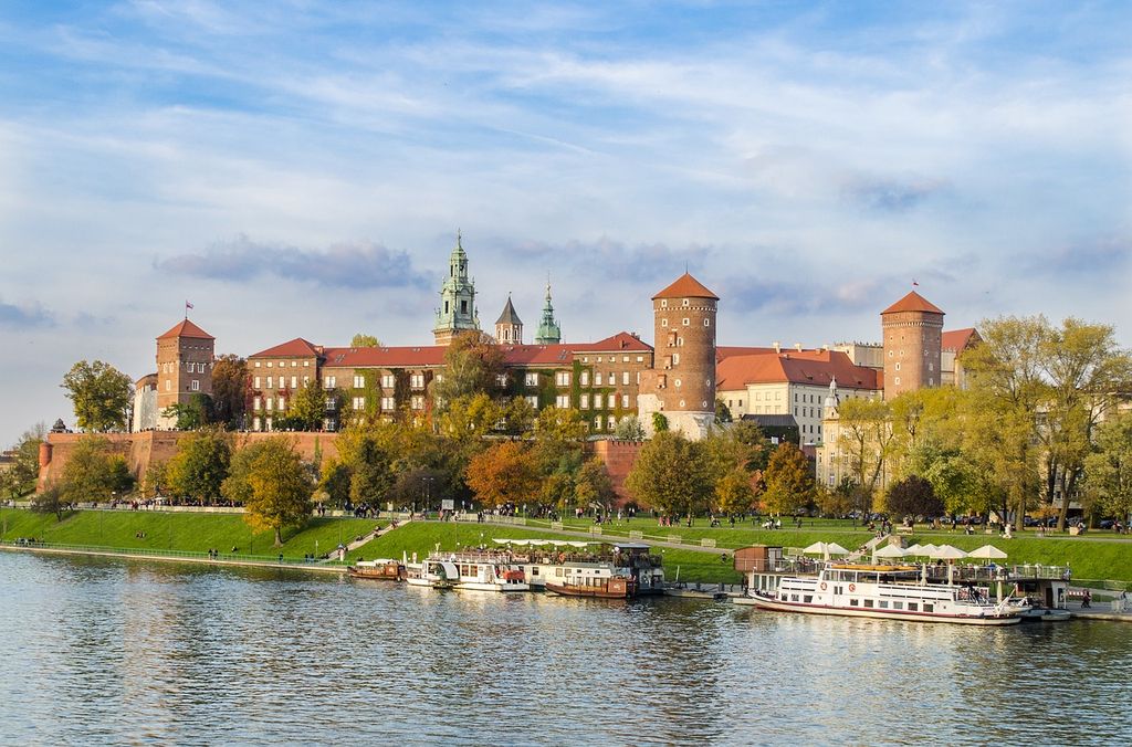 Castillo de Wawel desde fuera