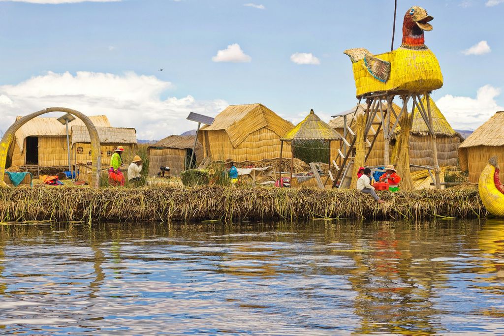 Lago Titicaca en Perú