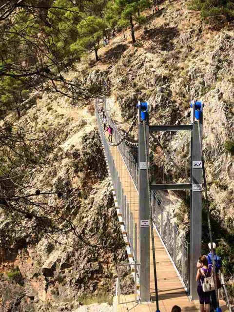 Puente colgante de El Saltillo