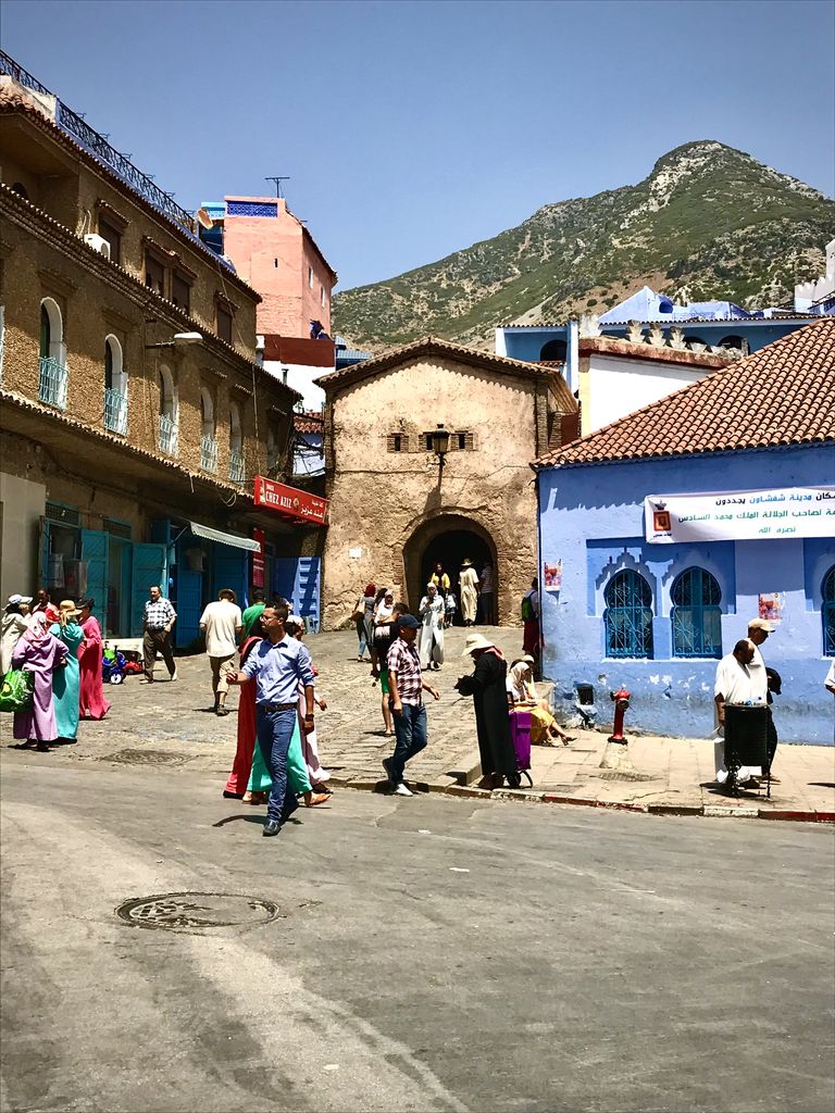 Puerta de la Medina en Chefchaouen