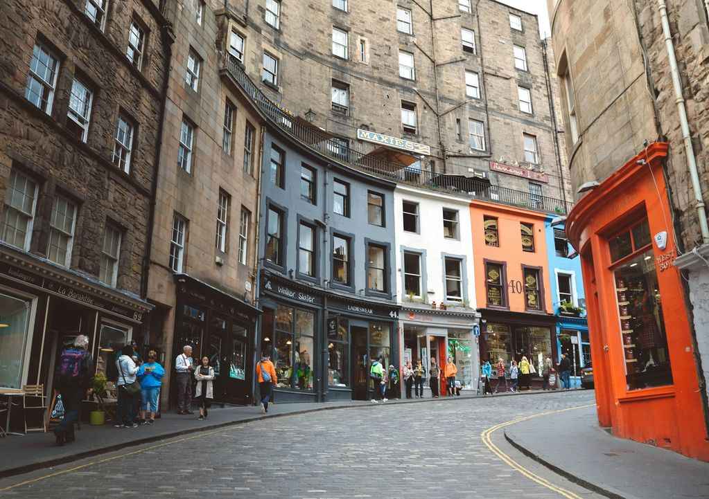Victoria Street en Edimburgo