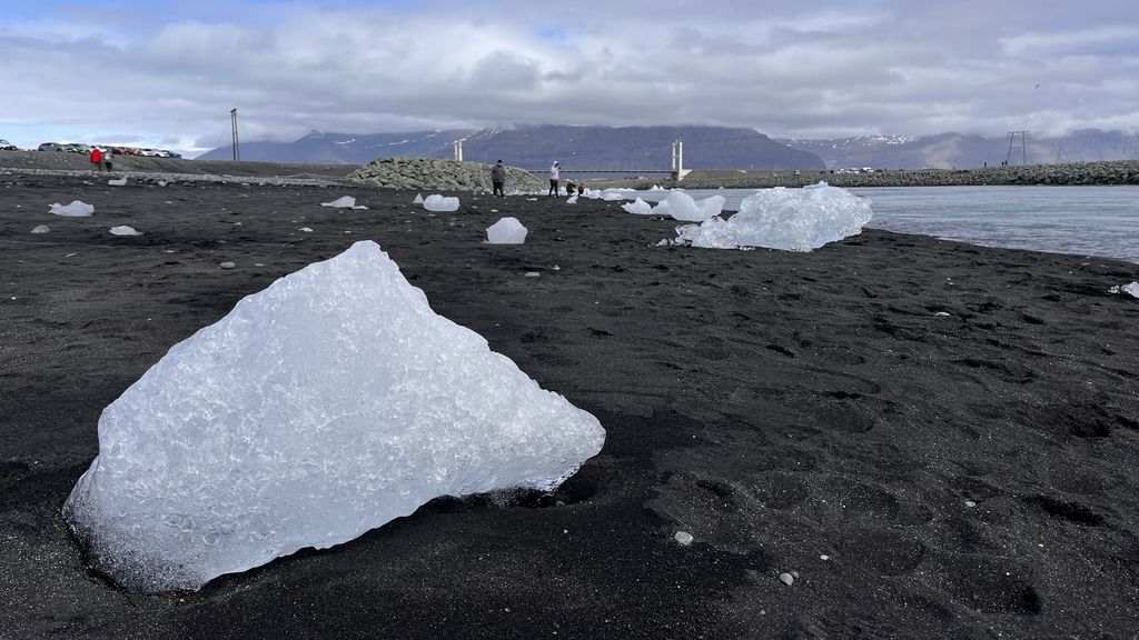 Playa de los Diamantes en Islandia