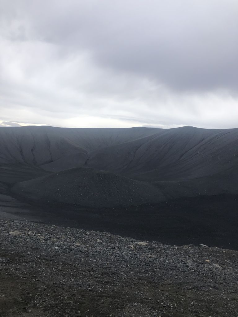 Volcán inactivo en Islandia