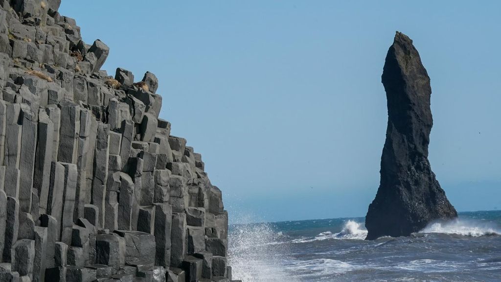 Playa Reynisfjara en Islandia