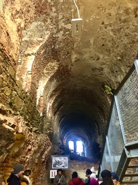 Galeria en la fortaleza de Srebrna Gora