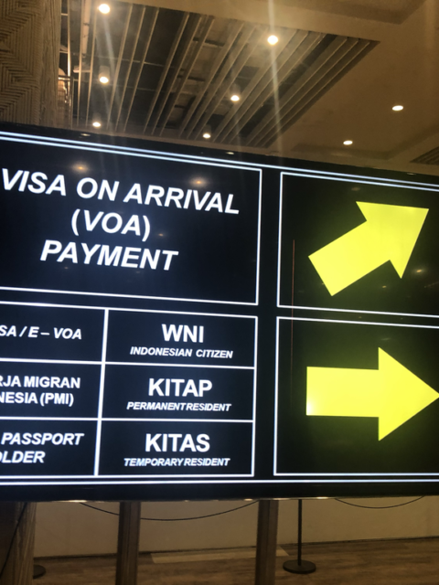 Control de Visas en Bali