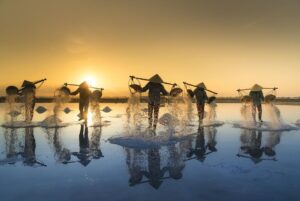 Pescadores en VIetnam