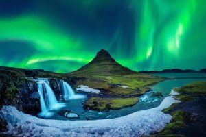Kirkjufell en Islandia