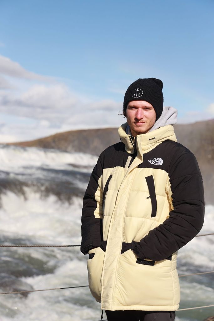 Ángel Herrera en Godafoss