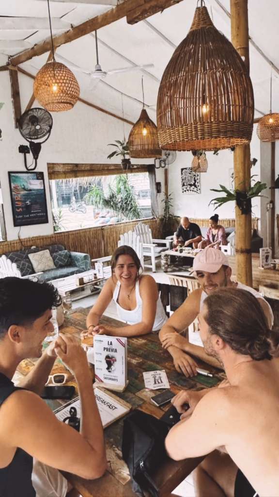 Desayunando en la Bamba