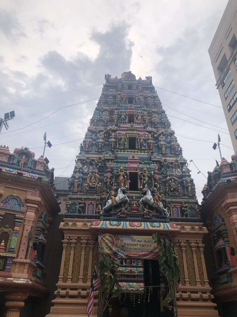 Templo de Sri Mahamariaman en Kuala Lumpur