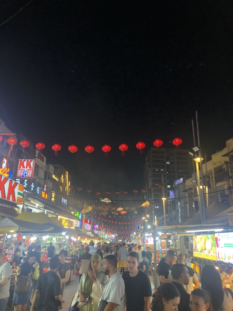 Calle Jalan Alor en Kuala Lumpur