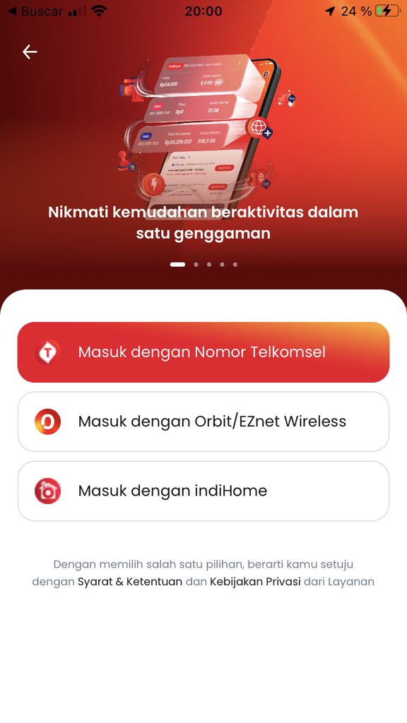 Logueándose en Telkomsel