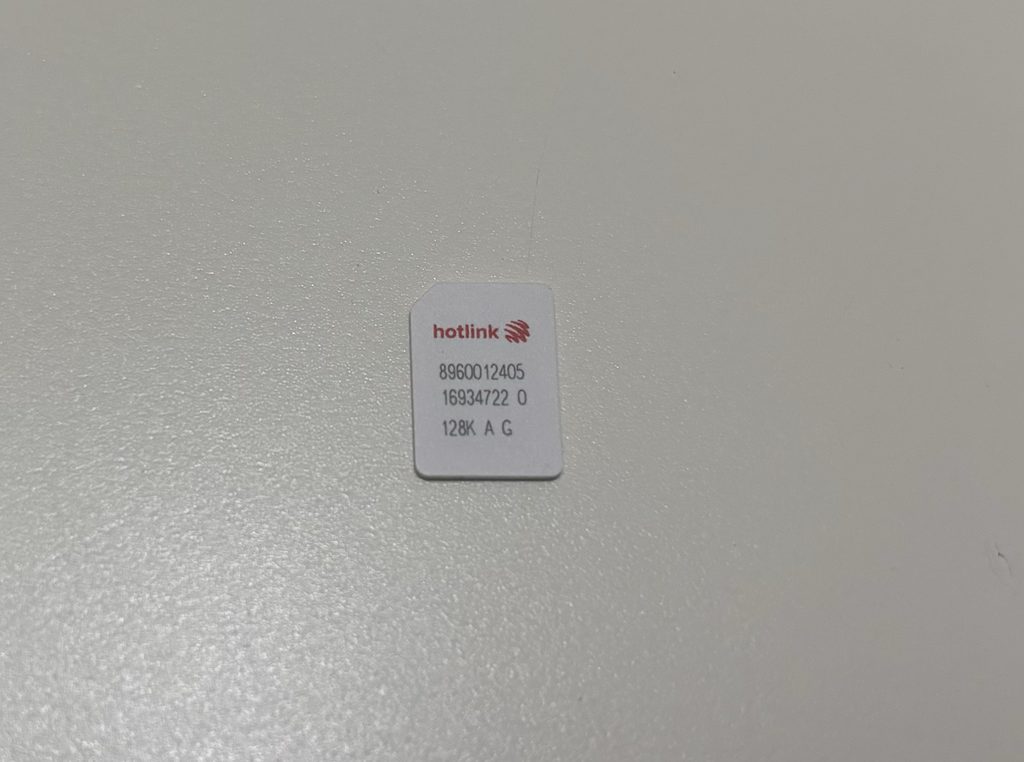 Tarjeta SIM Hotlink en Malasia
