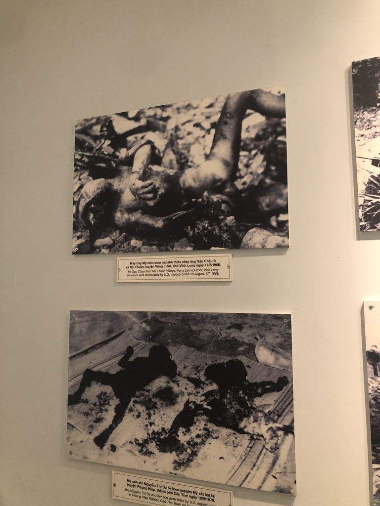Imágenes de la Guerra de Vietnam en el museo de Ho Chi Minh