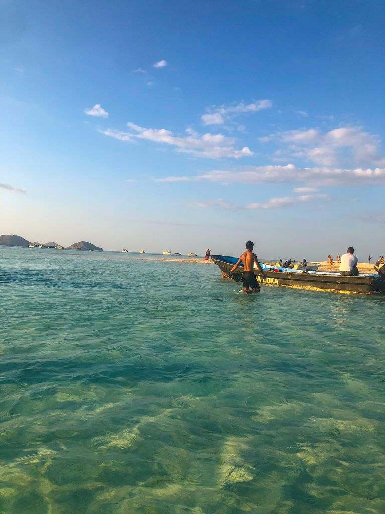 Isla en Komodo