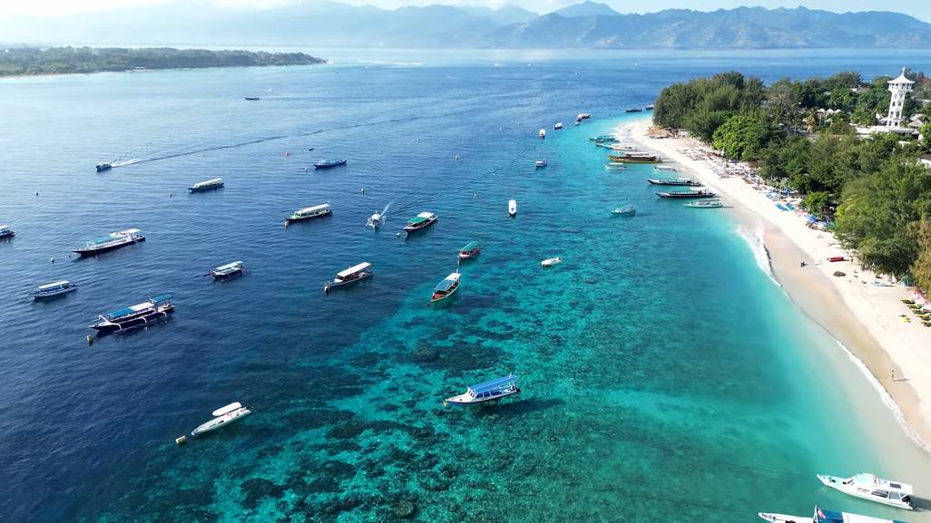 Playa en Gili Trawangan