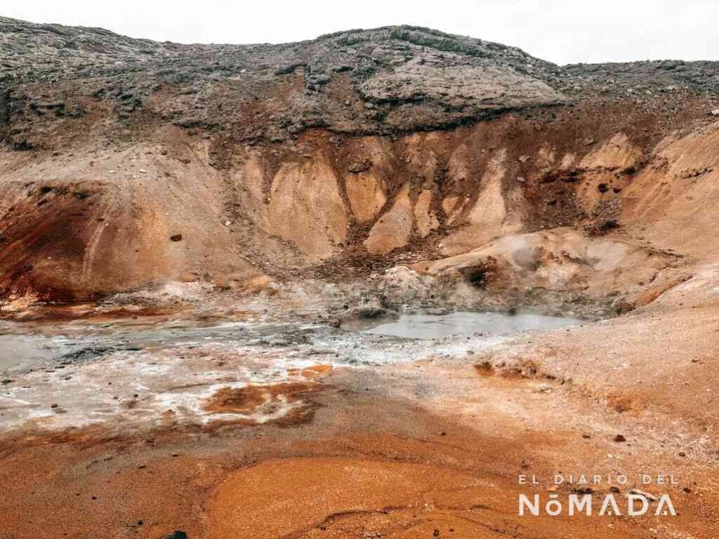 Zona geotermal de Seltún, en Reykjanes