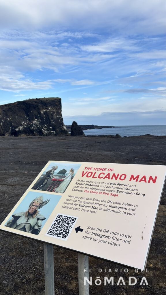 Placa conmemorativa de la cancion Volcano Man, grabada en Valahnukamol